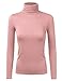 Doublju Soft Knit Turtleneck T-Shirt Top With Shirring Detail For Women With Plus Size (Made In USA)