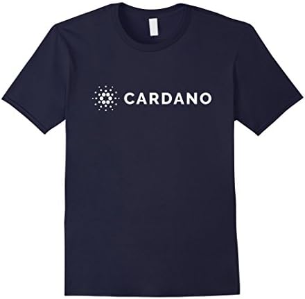 Mens Crypto Cardano Shirt - ADA Logo T-Shirt Large Navy