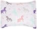 Amazon Basics Soft Easy-Wash Microfiber Kid's 2 Pieces Comforter and Pillow Sham Set, Animal Printed, Twin, Purple Unicorns
