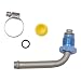 Edelmann 39106 Power Steering Line End Fitting; 16mm Male O-Ring x 3/8 Beaded Tube - 90 degree