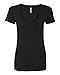 Next Level Ladies' CVC Deep V 2XL BLACK