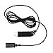 Plantronics Compatible QD- USB Adapter Bottom Cable VOIP / UC connects and Works with any Plantronics or TruVoice headset to Any Computer, Laptop or Softphone