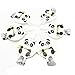 Child's Panda-Monium Birthday Party Supplies Pack Includes: Dessert Plates,Cups,Pennant Garland,Inviting cards,Straws,Napkins and Tablecloth Decorations