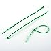 Dxg 100 Pack 4 Inch 2.5 x 100mm Self-Locking Zip Ties Nylon Cable Ties (Green)