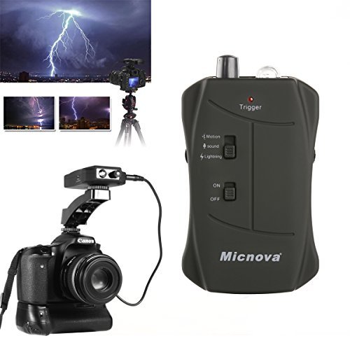 Micnova MQ-VTC Lightning Motion Sound Sensor Trigger For Canon DSLR Camera 600D 700D Canon 5D III 6D LF718