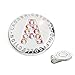 Golf Ball Marker Hat Clip Made with Stellux Austrian Crystal Initial A Crystal Golf Ball Markers, BMA