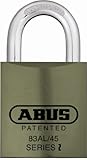 ABUS 83AL/45-300 S2 Schlage Rekeyable Padlock Aluminum Body with 1-Inch Shackle, Brown Zero-Bitted