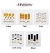 20 Chair Feet Sock - Furniture Feet Covers Caps Pads - Flexible Anti Scratch Knitted Wool Chair Leg Floor Protectors - Cute Cat Paw Design, 5 Different Colors in 1 Pack