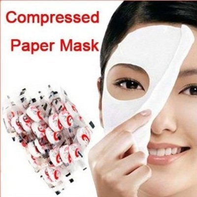 BFlowerYan 100 pcs Skin Face Care DIY Facial Paper Compress Masque Mask