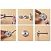FUNJIA Unleaded Stainless Steel Wall-Mount Bath Robe Towel Hook, Brushed Finish, 2.75-Inch, 4 Pieces