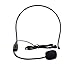 Headset Microphone, Flexible Wired Boom (Standard 3.5mm Connector Jack) for Voice Amplifier,Teachers, Speakers, Yoga Instructors, Coaches, Presentations, Seniors and Tour Guides（Set of 2）