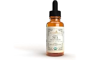 Organic Sea Vegetables - 30 Servings - 2 oz Liquid Supplement In A Glass Bottle - Khroma Herbal Products - USDA Organic, Vegan, Kosher, 3rd Party Tested