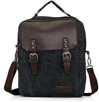 Laptop Backpack,Movement Fashion Vintage Canvas Multi-Function Bag For Men and Women - Black
