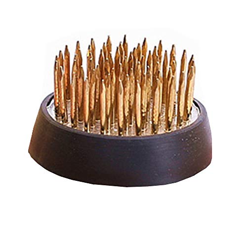 UUsave Ikebana Kenzan Flower Frog Round Flower Arranging Frog Spiky Frog Fixed Tools Art Floral Arrangement Japanese Pin Holder (Diameter 1.3"/34mm)