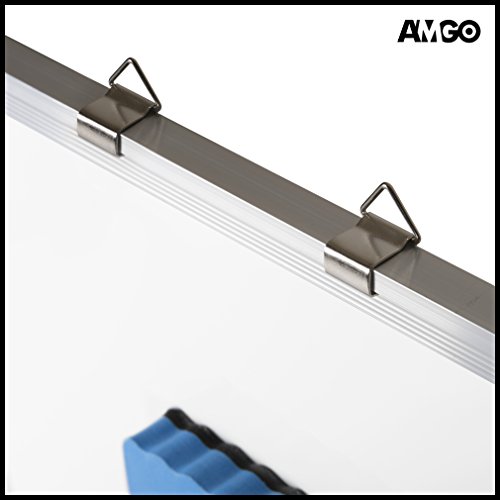 Amgo 36 x 24 Inches 3 x 2 Feet Dry Erase Board Whiteboard