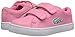 Lacoste Unisex-Child Infant's Straightset Sneaker, Pink/White, 9