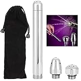 Shower Enema Douche Attachments - Deluxe Aluminium Shower Head Anal/Vaginal Kit with Velvet Carry Bag