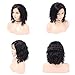 Perfume Lily 100% Real Human Hair Lace Front Wigs, Pre-plucked & Bleached Knots Natural Hairline with Baby Hair (10 Inch, Water Wave)