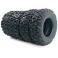 TUFFIOM Set of 4 ATV UTV All-terrain Tires 27x9-12 Front & 27x11-12 Rear, 6 PR, Tubeless