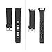 Lakvomg for Samsung Gear S2 Watch Band, Soft Silicone Sport Style Watch Band for Gear S2 SM-R720 / SM-R730 Smart Watch (Black Twill)