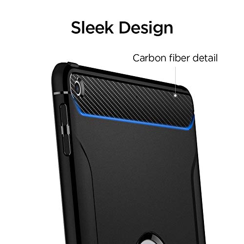 Spigen Rugged Armor Compatible con Apple iPad 9.7 (2017/2018) Funda - Negro - Imagen 6
