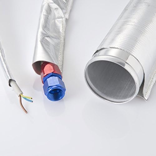 1 Metre Aluminium Kevlar Heat Protection Tube (Inner Diameter: 125 mm)
