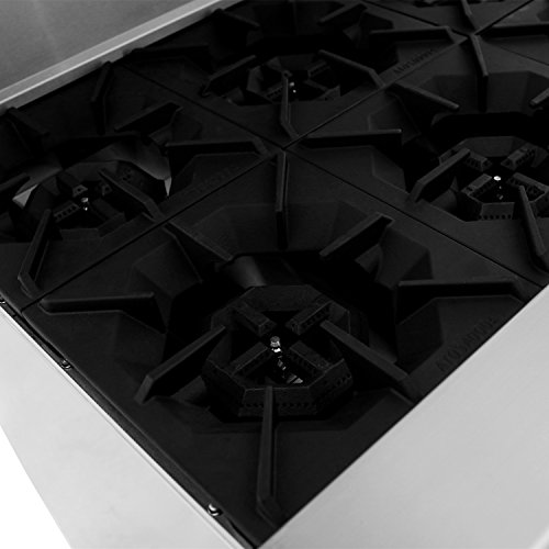 CookRite Natural Gas Range 24" 4 Burner Hotplates With Standard Oven - 124,000 BTU