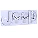 TK-KLZ 3D Metal for JEEP Skull Logo Premium Car Side Fender Rear Trunk Emblem Badge Sticker Decals for Chrysler JEEP Grand Cherokee Wrangler Compass Cherokee Renegade Patriot Grand Comander