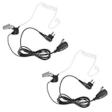 Arama Covert Air Acoustic Tube MIC PTT Headset Earpiece For Motorola CP200 Devices GP88 300 CT150 P040 PRO1150 SP10 XTN500 Radios(Pair).