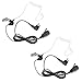 Arama Covert Air Acoustic Tube MIC PTT Headset Earpiece For Motorola CP200 Devices GP88 300 CT150 P040 PRO1150 SP10 XTN500 Radios(Pair).