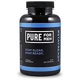 Pure for Men - The Original Vegan Cleanliness Fiber Supplement - Proven Proprietary Formula (120 Capsules with Aloe)