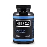 Pure for Men - The Original Vegan Cleanliness Fiber Supplement - Proven Proprietary Formula (120 Capsules with Aloe)