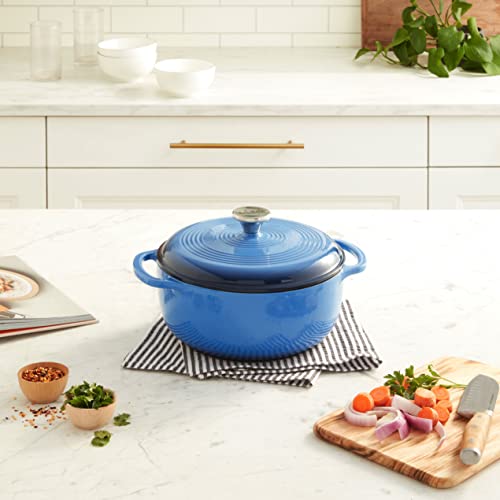 Lodge Quart Enameled Cast Iron Dutch Oven with Lid – Dual