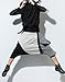 ELLAZHU Men Winter Baggy Elastic Waist Color Block Harem Capri pants Onesize GYM20