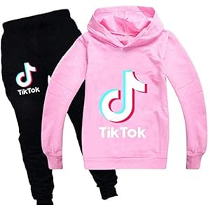 TIK Tok Hoodie uniseks sweatshirt Meisjes jongenskleding Set bedrukte pullover