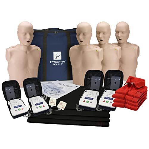Prestan CPR Adult Manikin 4Pack W. Feedback, UltraTrainers, And MCR