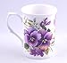 Adderley of England - Fine English Bone China Mug - Pansy Wrap Chintz