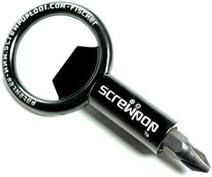 Black Screwpop 6 in 1 Mutli Tool by Screwpop
