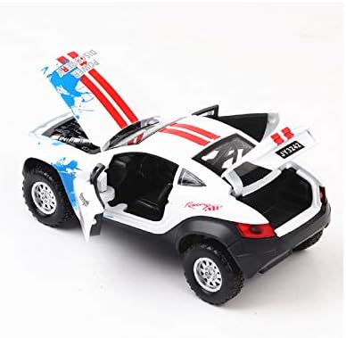 Emob® 1:32 Die Cast Metal Body Luxury Vintage Furious Car Toy with Light and Sound Effects (White)