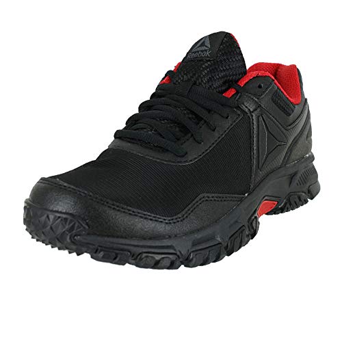 Reebok Men's Ridgerider Trail 3.0 Walking Shoe, Black/Primal Red, 10.5 M US