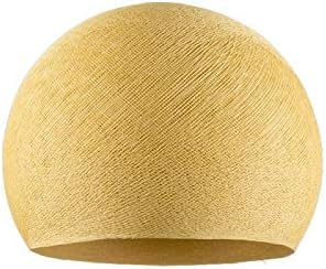 Mustard Yellow Dome Fabric Lampshade - Dome lamp Shade for Pendant Lights, Hanging Lights & Chandelier - 100% Handmade - XS-25 cm