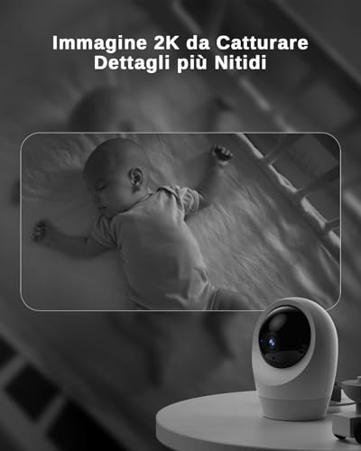 NUASI 24/7 Recording 4G LTE Internal Camera with SIM, 2K Indoor Camera 4g, 360° PTZ Camera Indoor Surveillance, Motion Detection, 2-Way Audio