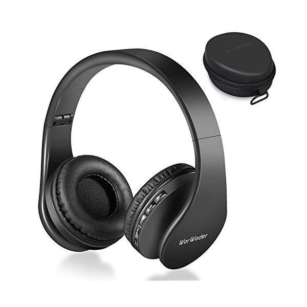 Wireless-Bluetooth-Over-Ear-Stereo-Foldable-HeadphonesWireless-and-Wired-Mode-Headsets-with-Soft-Memory-Protein-EarmuffsBuilt-in-Mic-for-Mobile-Phone-TV-PC-LaptopBlack Wireless Bluetooth Over Ear Stereo Foldable Headphones,Wireless and Wired Mode Headsets with Soft Memory-Protein…