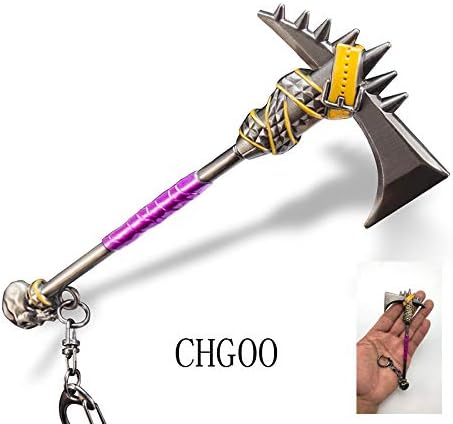CHGOO Games 5.1" Rock Climber Metal Pickaxe Hoe Model Figure Toys Collection key chain Collection