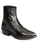Old West Men's Zipper Western Ankle Boot - Mz7082