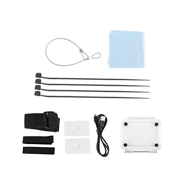 Lazmin112 4K Action Camera Kit, wasserdichte Mini-Weitwinkel-Camcorder-Kamera, intelligentes Verwacklungsschutz… – Bild 8