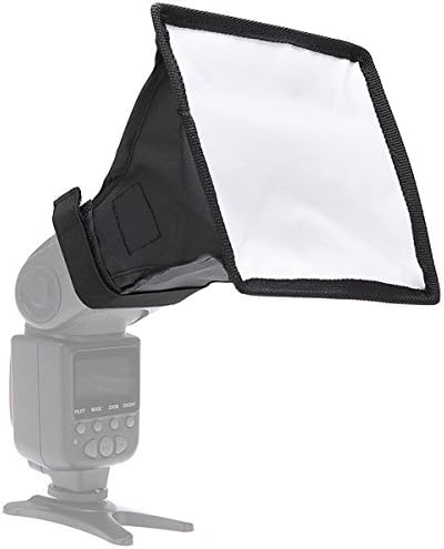 15cm x 17cm Foldable Speedlight Softbox Diffuser For DSLR Camera Flash Light Black