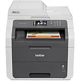 Brother MFC9130CW Wireless All-In-One Printer with Scanner, Copier and Fax, Amazon Dash Replenishment Enabled