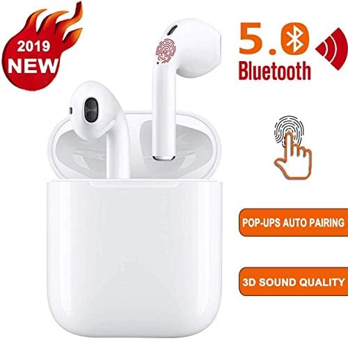 2019 New Explosion Wireless Earbuds Bluetooth Headphones, Wireless in-Ear Headphones, with HD Mic-Running Headphones, Pop-up Pairing, Portable Bluetooth Earphone, Compatible with All Bluetooth Devices