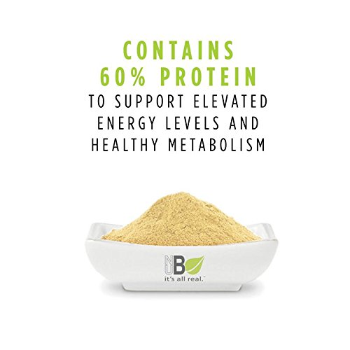 Nubeleaf 80% Pea Protein Powder - Non-GMO, Gluten-Free, Raw, Organic, Vegan Source of Fiber & Essential Amino Acids - Single-Ingredient Nutrient Rich Superfood for Cooking, Baking, Smoothies (8oz)